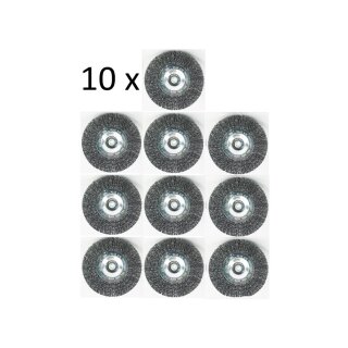 Set of 10 Metal Joint Brushes
