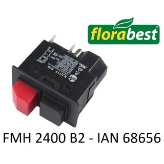 Interruptor magnético - Interruptor de encendido/apagado Trituradora de cuchillas Florabest FMH 2400 B2 IAN 68656