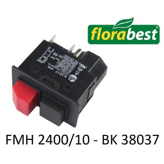 Interruptor magnético - Interruptor de encendido/apagado Trituradora de cuchillas Florabest FMH 2400/10 BK 38037