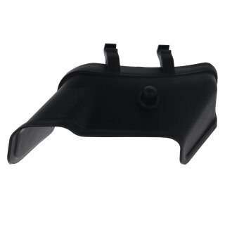 Side discharge flap