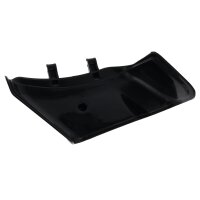 Side discharge flap