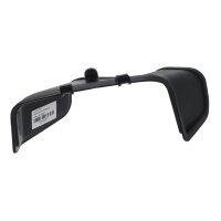 Side discharge flap