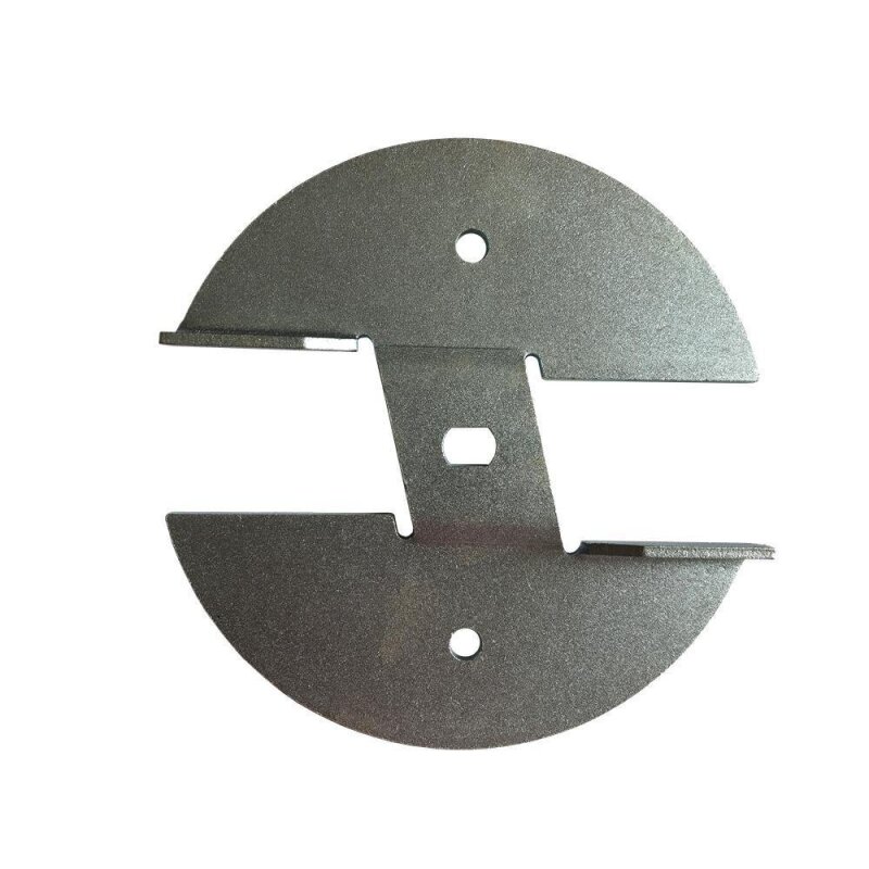 Knife disc including mounting material, 18,59