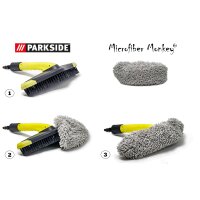 Parkside microfibre brush cover suitable for Parkside washing brush PWB 30 A1 for LIDL high pressure cleaner PHD series