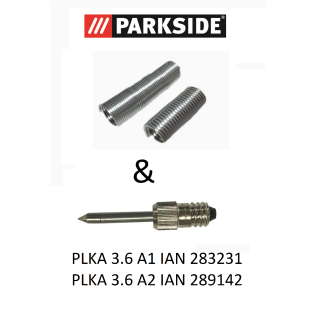 Parkside SET Solder 2x10g + 1 punta de soldar para el soldador Parkside AKKU