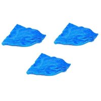 3x Textilfilterbeutel / Trockenfilter (blau, auswaschbar)