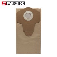 Bolsa filtrante de papel Parkside, 20 L, paquete de 5,...
