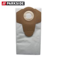 Bolsa filtrante de polvo fino Parkside, 20 L, blanca