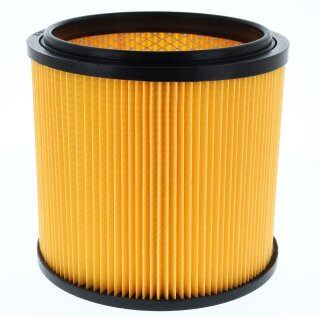 Parkside dry filter / pleated filter / lamella filter without cover, with steel inner grille, open on both sides