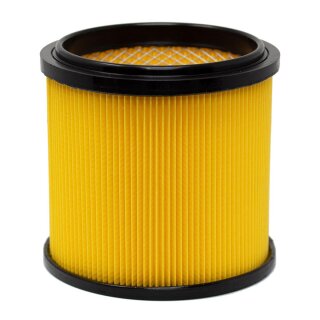 Parkside dry filter / pleated filter / lamella filter without cover, with steel inner grille, open on both sides