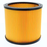 Parkside dry filter / pleated filter / lamella filter without cover, with steel inner grille, open on both sides