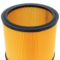Parkside dry filter / pleated filter / lamella filter without cover, with steel inner grille, open on both sides