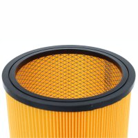 Parkside dry filter / pleated filter / lamella filter without cover, with steel inner grille, open on both sides