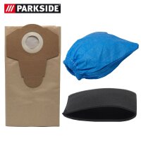 Parkside Wet-Dry Vacuum Set Basic, 20 L, marrone
