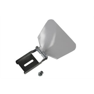 Funkenschutz , Halterung und Justierschraube