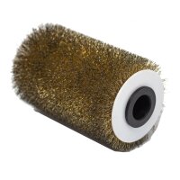 Replacement brush roller metal for stone/concrete