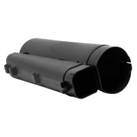 Two-part upper suction pipe