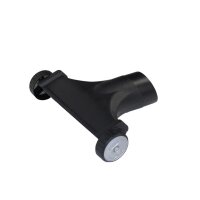Flat suction nozzle with impellers