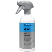 Koch Chemie ASC All Surface Cleaner Set -  mit Applikator, Saugpinsel und Premium Mikrofasertuch in grau