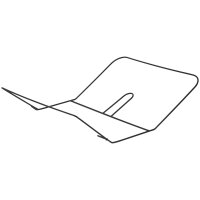 Poche de réception avec support noir