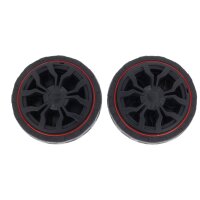 Jeu de 2 roues arrière 16,5cm