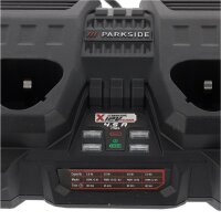 Double chargeur de batterie Parkside 12V PDSLG 12 A2 EU pour les batteries de la série Parkside X 12 V Team