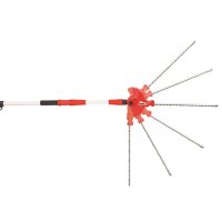 Grizzly Tools 40V 2in1 Set, Set aus Teleskop Heckenschere und Hochentaster für bequemes Arbeiten in der Höhe, Griffelemente mit Teleskopstiel und Schultergurt, ohne Akku, ohne Ladegerät