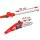 Grizzly Tools 40V 2in1 Set, Set aus Teleskop Heckenschere und Hochentaster für bequemes Arbeiten in der Höhe, Griffelemente mit Teleskopstiel und Schultergurt, ohne Akku, ohne Ladegerät