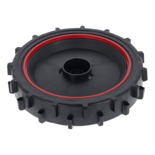 Complete rear wheel