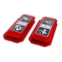 Markierungen für Wegeüberfahrt