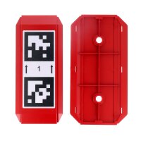 Markierungen für Wegeüberfahrt